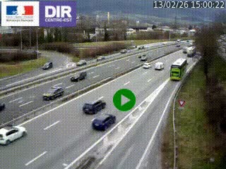 <h2>Webcam sur la Nationale 201 à hauteur de la sortie Chambéry-Nord, avant à la jonction entre l'A41 et l'A43, en direction de Lyon</h2>