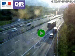 Webcam sur la Nationale 201 à hauteur de la sortie Chambéry-Nord, avant à la jonction entre l'A41 et l'A43, en direction de Lyon