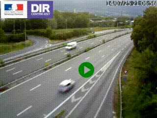 Webcam sur la Nationale 201 à hauteur de la sortie Chambéry-Nord, avant à la jonction entre l'A41 et l'A43, en direction de Lyon