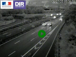 Webcam sur la Nationale 201 à hauteur de la sortie Chambéry-Nord, avant à la jonction entre l'A41 et l'A43, en direction de Lyon