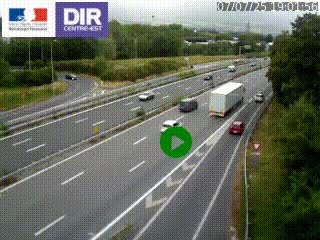 Webcam sur la Nationale 201 à hauteur de la sortie Chambéry-Nord, avant à la jonction entre l'A41 et l'A43, en direction de Lyon