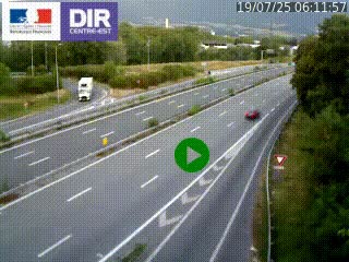 Webcam sur la Nationale 201 à hauteur de la sortie Chambéry-Nord, avant à la jonction entre l'A41 et l'A43, en direction de Lyon