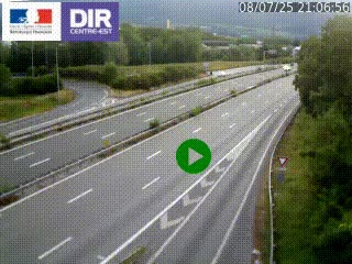 Webcam sur la Nationale 201 à hauteur de la sortie Chambéry-Nord, avant à la jonction entre l'A41 et l'A43, en direction de Lyon