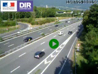 Webcam sur la Nationale 201 à hauteur de la sortie Chambéry-Nord, avant à la jonction entre l'A41 et l'A43, en direction de Lyon