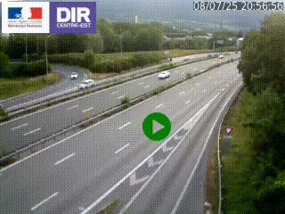 Webcam sur la Nationale 201 à hauteur de la sortie Chambéry-Nord, avant à la jonction entre l'A41 et l'A43, en direction de Lyon