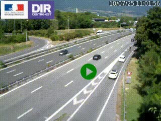 Webcam sur la Nationale 201 à hauteur de la sortie Chambéry-Nord, avant à la jonction entre l'A41 et l'A43, en direction de Lyon