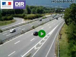Webcam sur la Nationale 201 à hauteur de la sortie Chambéry-Nord, avant à la jonction entre l'A41 et l'A43, en direction de Lyon