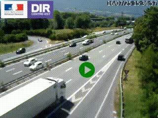 Webcam sur la Nationale 201 à hauteur de la sortie Chambéry-Nord, avant à la jonction entre l'A41 et l'A43, en direction de Lyon