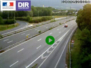 Webcam sur la Nationale 201 à hauteur de la sortie Chambéry-Nord, avant à la jonction entre l'A41 et l'A43, en direction de Lyon