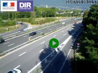 Webcam sur la Nationale 201 à hauteur de la sortie Chambéry-Nord, avant à la jonction entre l'A41 et l'A43, en direction de Lyon