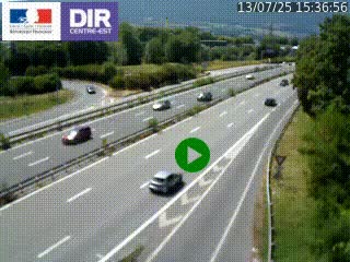 Webcam sur la Nationale 201 à hauteur de la sortie Chambéry-Nord, avant à la jonction entre l'A41 et l'A43, en direction de Lyon