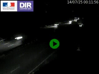 Webcam sur la Nationale 201 à hauteur de la sortie Chambéry-Nord, avant à la jonction entre l'A41 et l'A43, en direction de Lyon