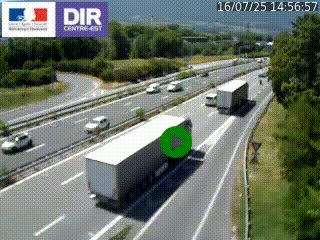 Webcam sur la Nationale 201 à hauteur de la sortie Chambéry-Nord, avant à la jonction entre l'A41 et l'A43, en direction de Lyon