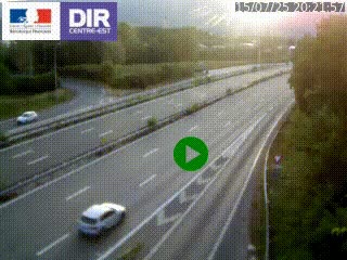 Webcam sur la Nationale 201 à hauteur de la sortie Chambéry-Nord, avant à la jonction entre l'A41 et l'A43, en direction de Lyon