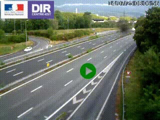 Webcam sur la Nationale 201 à hauteur de la sortie Chambéry-Nord, avant à la jonction entre l'A41 et l'A43, en direction de Lyon