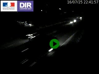 Webcam sur la Nationale 201 à hauteur de la sortie Chambéry-Nord, avant à la jonction entre l'A41 et l'A43, en direction de Lyon