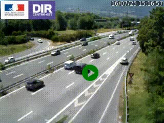 Webcam sur la Nationale 201 à hauteur de la sortie Chambéry-Nord, avant à la jonction entre l'A41 et l'A43, en direction de Lyon