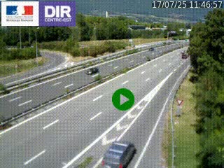 Webcam sur la Nationale 201 à hauteur de la sortie Chambéry-Nord, avant à la jonction entre l'A41 et l'A43, en direction de Lyon
