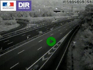 Webcam sur la Nationale 201 à hauteur de la sortie Chambéry-Nord, avant à la jonction entre l'A41 et l'A43, en direction de Lyon