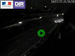 Webcam sur la Nationale 201 à hauteur de la sortie Chambéry-Nord, avant à la jonction entre l'A41 et l'A43, en direction de Lyon