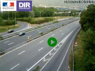 Webcam sur la Nationale 201 à hauteur de la sortie Chambéry-Nord, avant à la jonction entre l'A41 et l'A43, en direction de Lyon