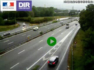 Webcam sur la Nationale 201 à hauteur de la sortie Chambéry-Nord, avant à la jonction entre l'A41 et l'A43, en direction de Lyon
