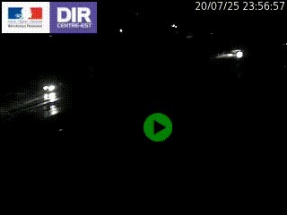 Webcam sur la Nationale 201 à hauteur de la sortie Chambéry-Nord, avant à la jonction entre l'A41 et l'A43, en direction de Lyon