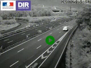 Webcam sur la Nationale 201 à hauteur de la sortie Chambéry-Nord, avant à la jonction entre l'A41 et l'A43, en direction de Lyon