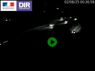 Webcam sur la Nationale 201 à hauteur de la sortie Chambéry-Nord, avant à la jonction entre l'A41 et l'A43, en direction de Lyon