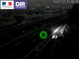 Webcam sur la Nationale 201 à hauteur de la sortie Chambéry-Nord, avant à la jonction entre l'A41 et l'A43, en direction de Lyon