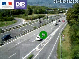 Webcam sur la Nationale 201 à hauteur de la sortie Chambéry-Nord, avant à la jonction entre l'A41 et l'A43, en direction de Lyon