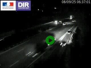 Webcam sur la Nationale 201 à hauteur de la sortie Chambéry-Nord, avant à la jonction entre l'A41 et l'A43, en direction de Lyon