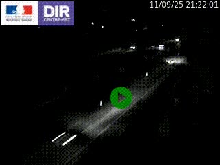 Webcam sur la Nationale 201 à hauteur de la sortie Chambéry-Nord, avant à la jonction entre l'A41 et l'A43, en direction de Lyon