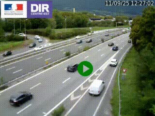 Webcam sur la Nationale 201 à hauteur de la sortie Chambéry-Nord, avant à la jonction entre l'A41 et l'A43, en direction de Lyon