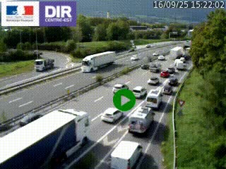 Webcam sur la Nationale 201 à hauteur de la sortie Chambéry-Nord, avant à la jonction entre l'A41 et l'A43, en direction de Lyon