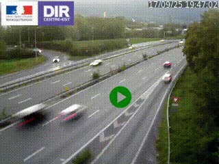 Webcam sur la Nationale 201 à hauteur de la sortie Chambéry-Nord, avant à la jonction entre l'A41 et l'A43, en direction de Lyon