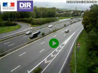 Webcam sur la Nationale 201 à hauteur de la sortie Chambéry-Nord, avant à la jonction entre l'A41 et l'A43, en direction de Lyon