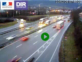 <h2>Webcam sur la Nationale 201 à hauteur de la sortie Chambéry-Nord, avant à la jonction entre l'A41 et l'A43, en direction de Lyon</h2>