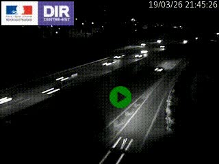 Webcam sur la Nationale 201 à hauteur de la sortie Chambéry-Nord, avant à la jonction entre l'A41 et l'A43, en direction de Lyon
