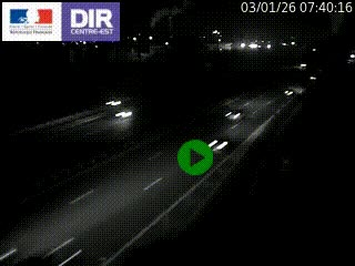 Webcam sur la Nationale 201 à hauteur de la sortie Chambéry-Nord, avant à la jonction entre l'A41 et l'A43, en direction de Lyon