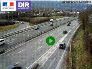 <h2>Webcam sur la Nationale 201 à hauteur de la sortie Chambéry-Nord, avant à la jonction entre l'A41 et l'A43, en direction de Lyon</h2>