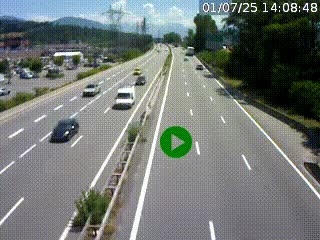 <h2>Caméra routière à hauteur des centres commerciaux et de la sortie 14 en direction d'Albertville</h2>
