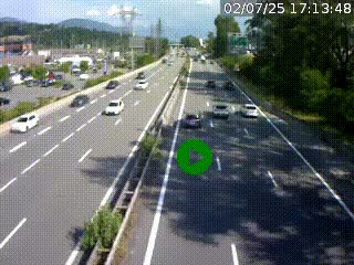 <h2>Caméra routière à hauteur des centres commerciaux et de la sortie 14 en direction d'Albertville</h2>