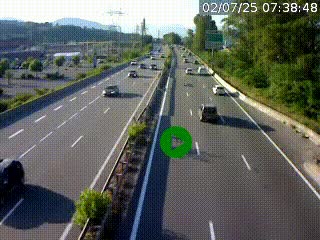 <h2>Caméra routière à hauteur des centres commerciaux et de la sortie 14 en direction d'Albertville</h2>