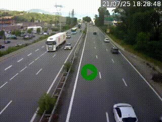 <h2>Caméra routière à hauteur des centres commerciaux et de la sortie 14 en direction d'Albertville</h2>