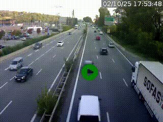 <h2>Caméra routière à hauteur des centres commerciaux et de la sortie 14 en direction d'Albertville</h2>