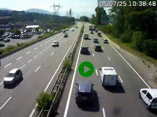<h2>Caméra routière à hauteur des centres commerciaux et de la sortie 14 en direction d'Albertville</h2>