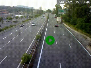 <h2>Caméra routière à hauteur des centres commerciaux et de la sortie 14 en direction d'Albertville</h2>