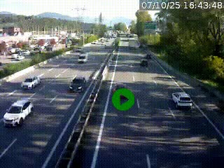 <h2>Caméra routière à hauteur des centres commerciaux et de la sortie 14 en direction d'Albertville</h2>