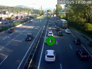 <h2>Caméra routière à hauteur des centres commerciaux et de la sortie 14 en direction d'Albertville</h2>